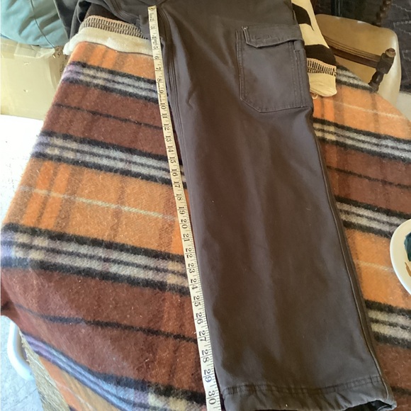 DULUTH Flex Fire Hose INSULATED CARGO PANTS 36X32 Fleece Lined - Picture 11 of 11